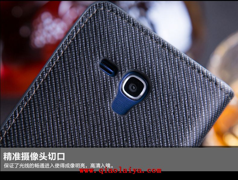 Samsung Galaxy Core Dous Samsung i8268 classique pur Téléphone classique en cuir étui de protection