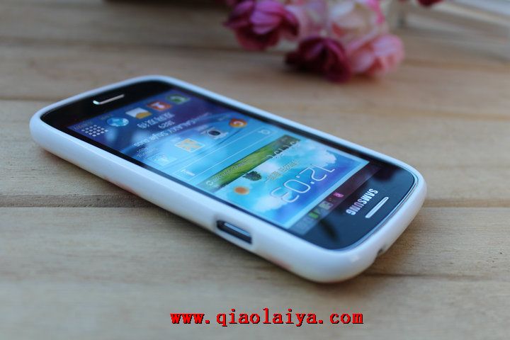 Samsung Galaxy Core Dous i8262 coque du mobile bande dessinée tirée par la main de gaine de protection i8268