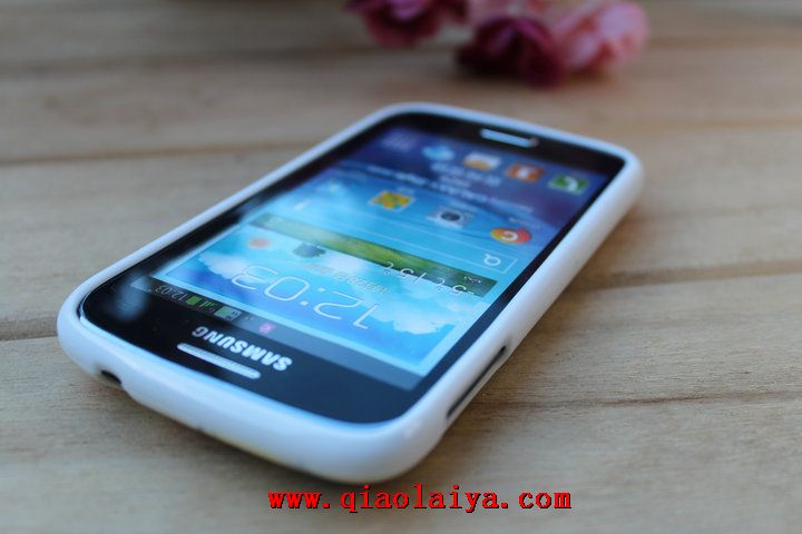 Samsung Galaxy Core Dous i8262 coque du mobile bande dessinée tirée par la main de gaine de protection i8268