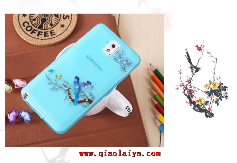 Samsung Galaxy Note 3 SM-N9005 TPU style chinois étui protecteur rétro coque du mobile