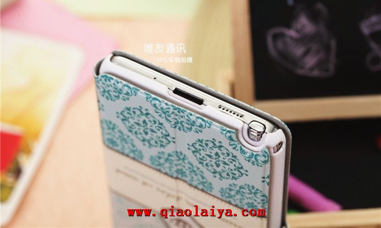 Samsung Galaxy Note 3 fenêtres étui de téléphone SM-N9005 cuir de chiquenaude de bande dessinée N7505 Coque de protection
