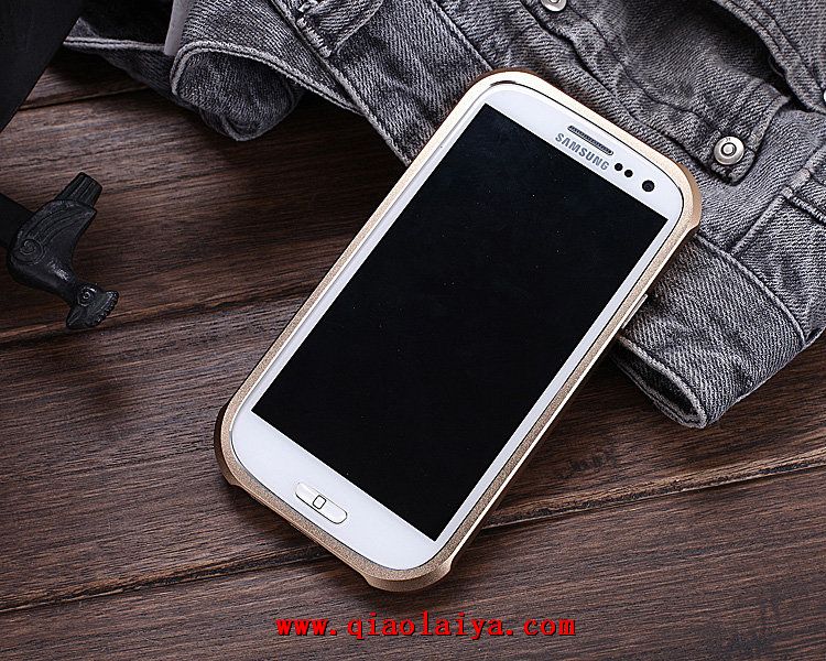 Samsung Galaxy S3 i9300 étui de téléphone portable en métal de protection en métal manchon vente