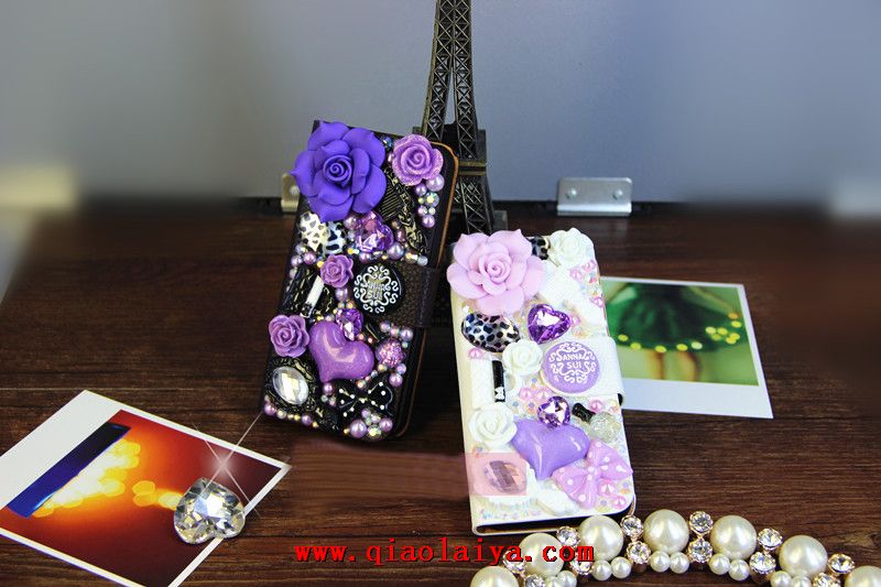 Samsung Galaxy S4 Active roses décorée coque téléphone portable I9295 aiment décorer housse
