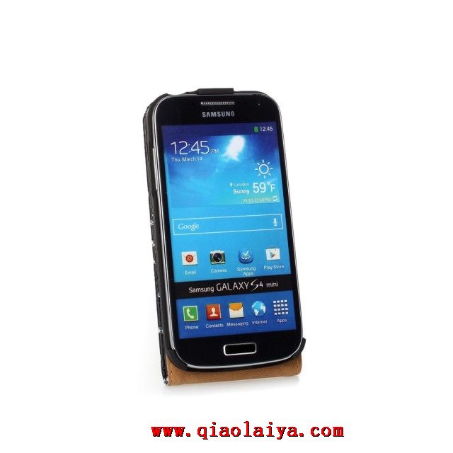 Samsung Galaxy S4 Mini I9190 coque d'érable téléphone portable rhinestone housse