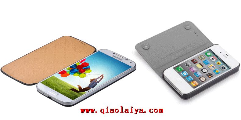 Samsung Galaxy i9500 S4 Slim téléphone coque de protection étui en cuir enveloppe de protection mobile
