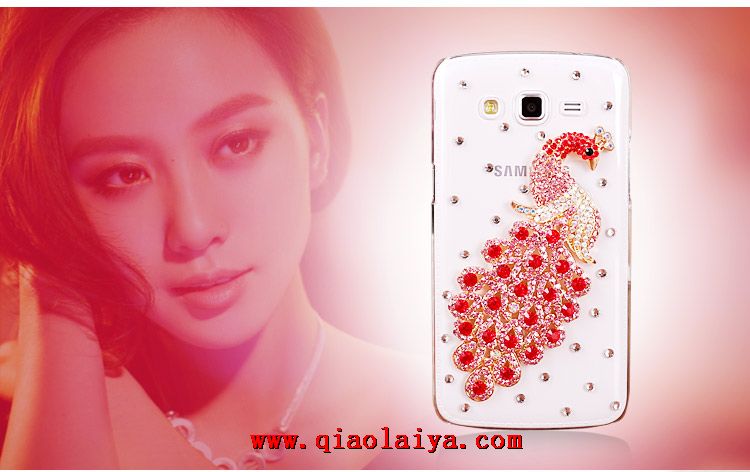 Samsung I7105 portable coque transparente Cristal de diamant GALAXY GRAND 2 étui de protection