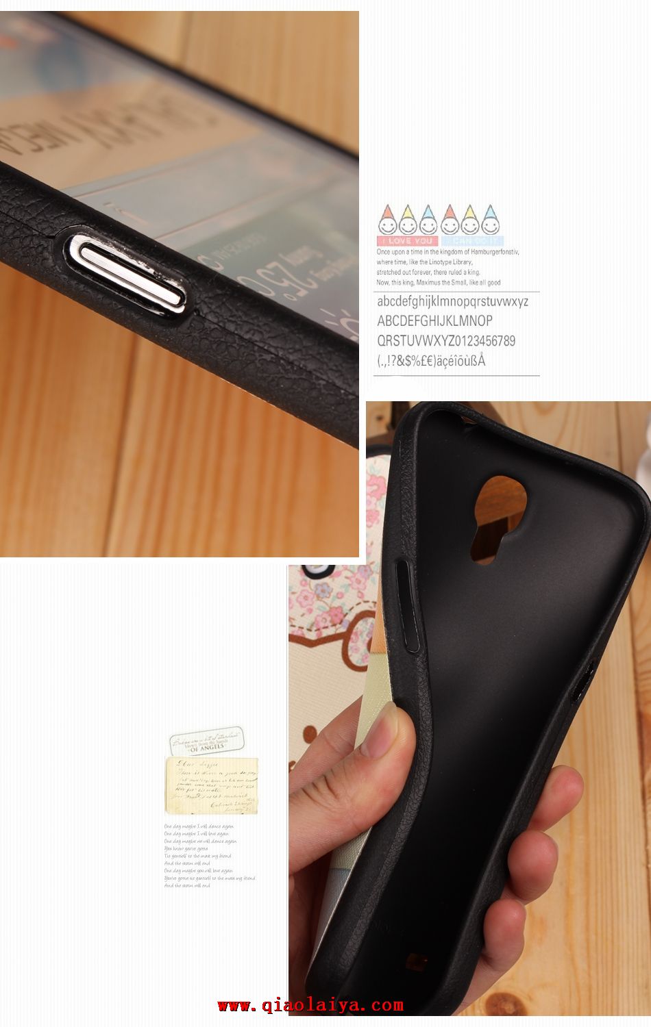 Samsung i9205 Anti cas de téléphone téléphone portable en cuir Galaxy Mega 6.3 Coque de protection téléphone portable