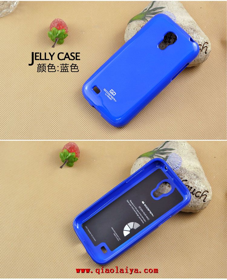 Samsung i9295 housse de silicone lisse téléphone portable Galaxy S4 coque Active couleur rose