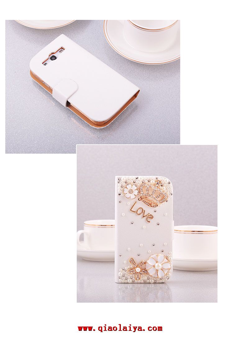 Samsung i9300 Galaxy S3 pierres de revêtement de coque coque de téléphone manchon de protection