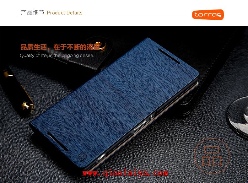 Sony Xperia Z2 coque de téléphone portable en cuir L50W T étui de protection pure