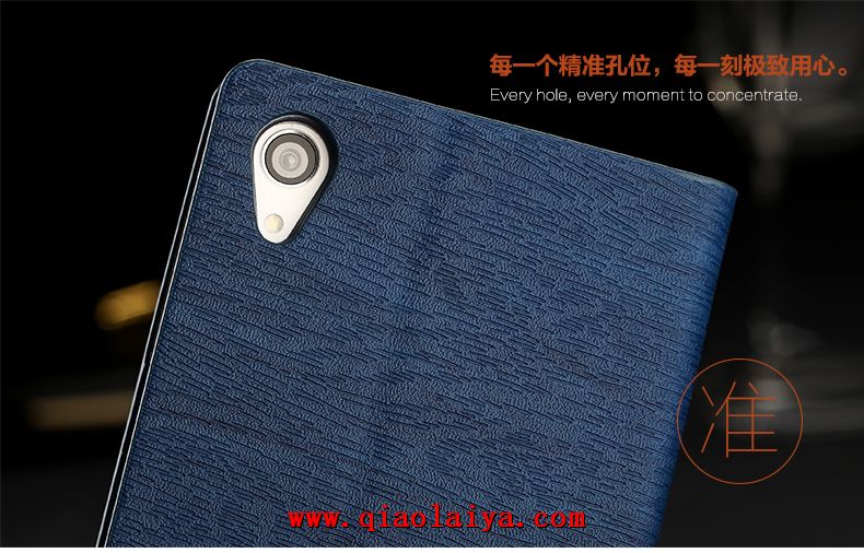Sony Xperia Z2 coque de téléphone portable en cuir L50W T étui de protection pure