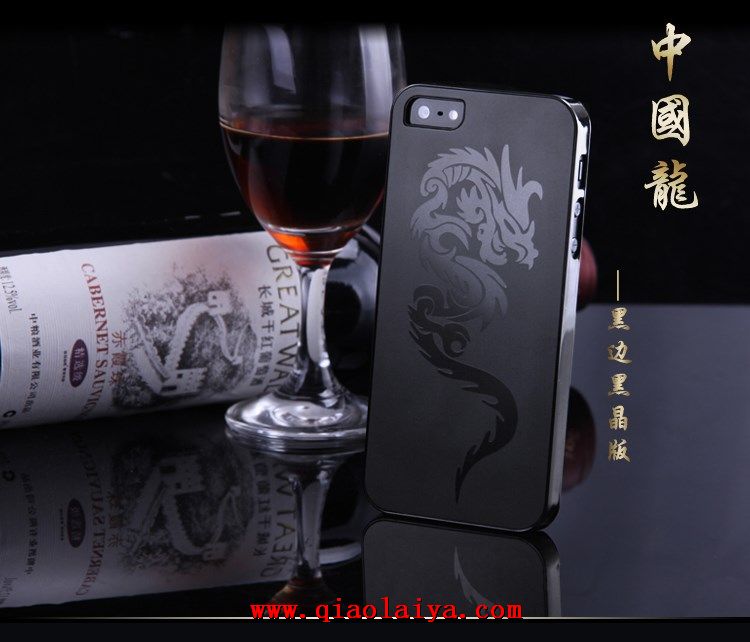 dragon d'or de l'iPhone 4s métal repoussé téléphone d'Apple coque manchon de protection