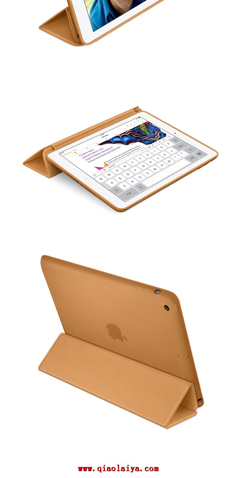 iPad Mini 2 en cuir mat bleu manchon de protection iPad Mini Retina coque de protection noire