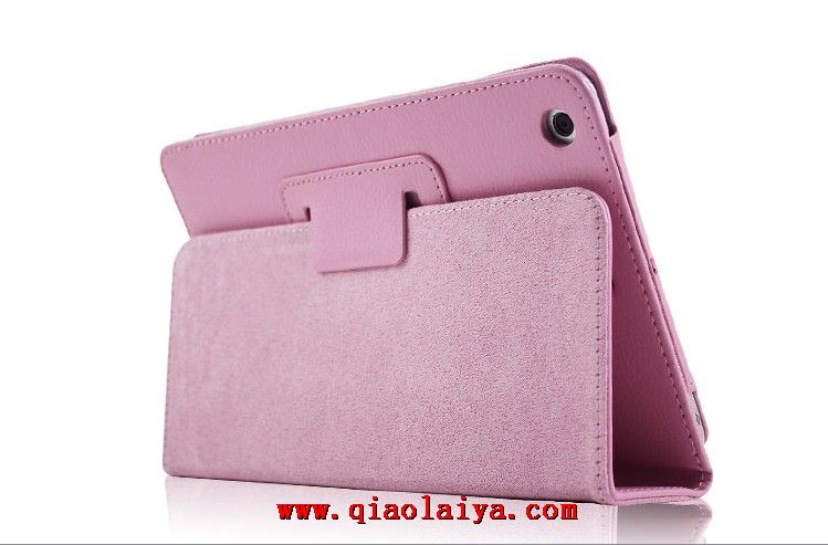 iPad Mini2 sexy en cuir rose manchon de protection Cuir bleu ciel coque de protection