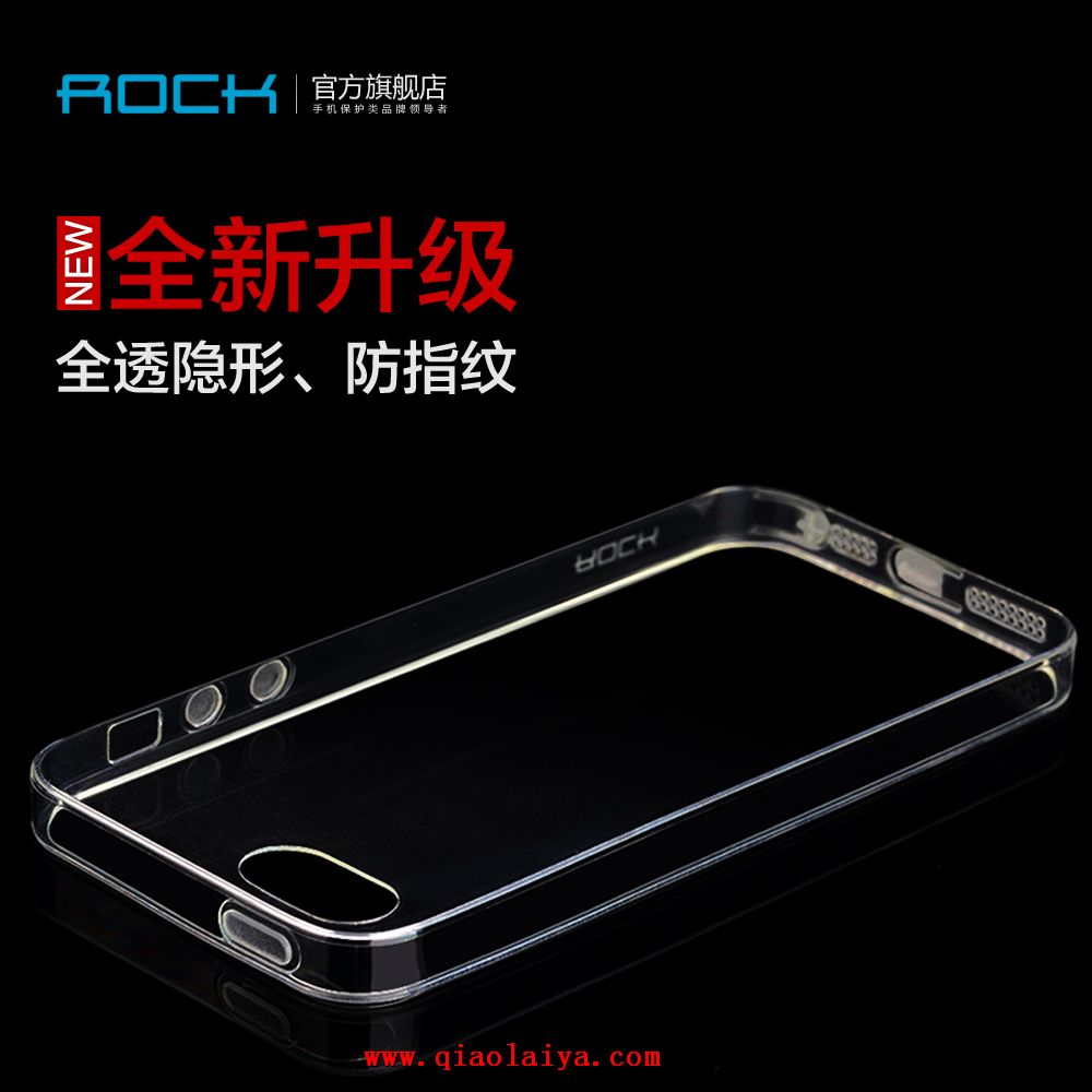 Etui en silicone Apple iPhone 5S Slim iPhone5 housse de protection transparent