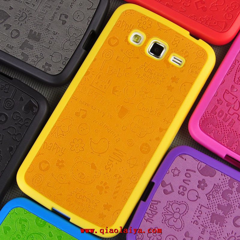 Samsung G7106 cas de transport en plastique SM-G7105 téléphone coque G7108 Galaxy 2 grands silicone couverture souple