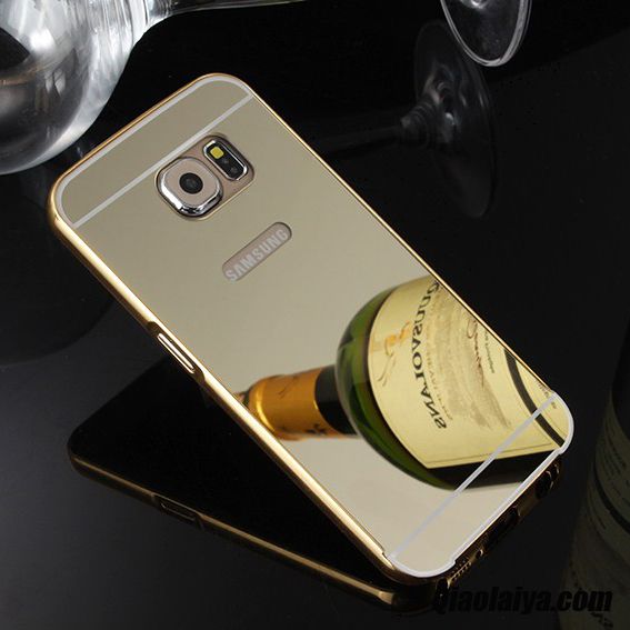 Coque De Téléphone Brun, Coque Pour Samsung Galaxy S6 Pas Cher, Coque Samsung Galaxy S6 Originale Cuir
