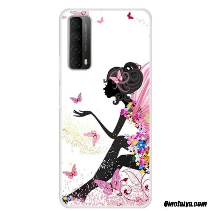 Coque Huawei P Smart 2021 Butterfly Lady