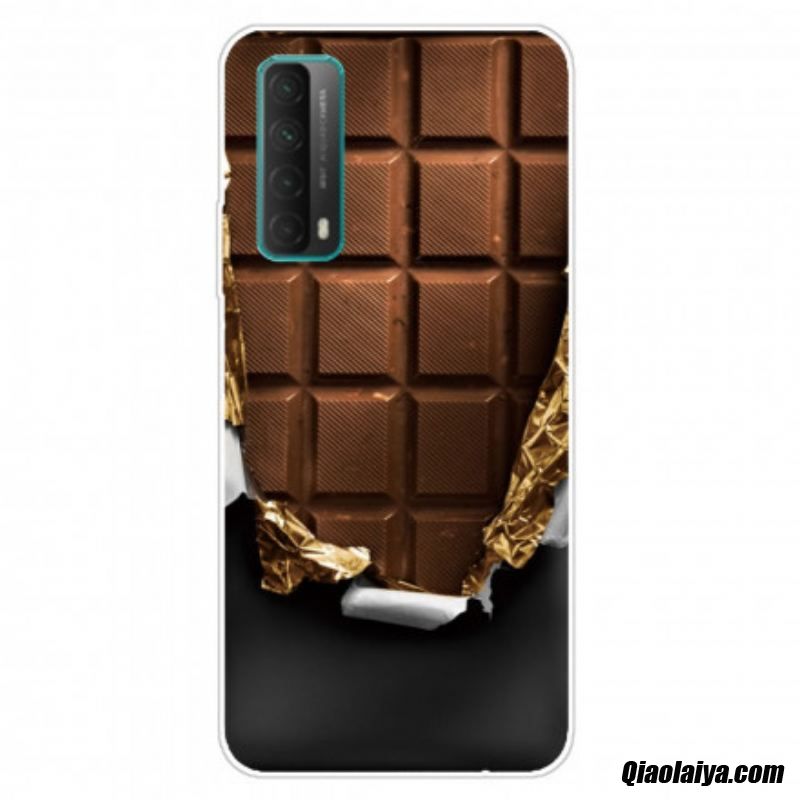 Coque Huawei P Smart 2021 Flexible Chocolat