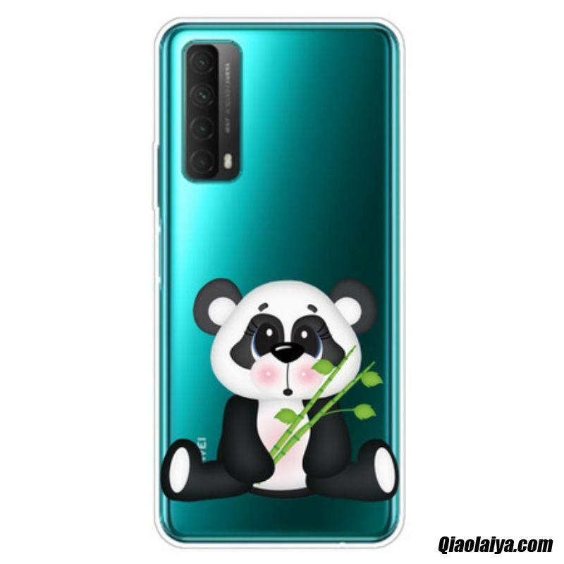 Coque Huawei P Smart 2021 Transparente Panda Triste