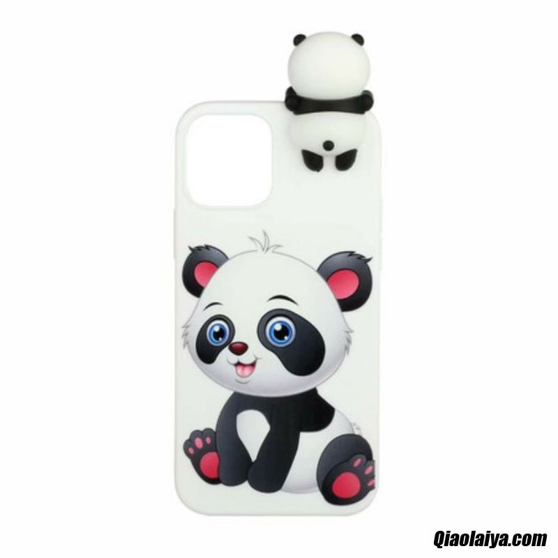 Coque Iphone 13 Mini 3d Mignon Panda