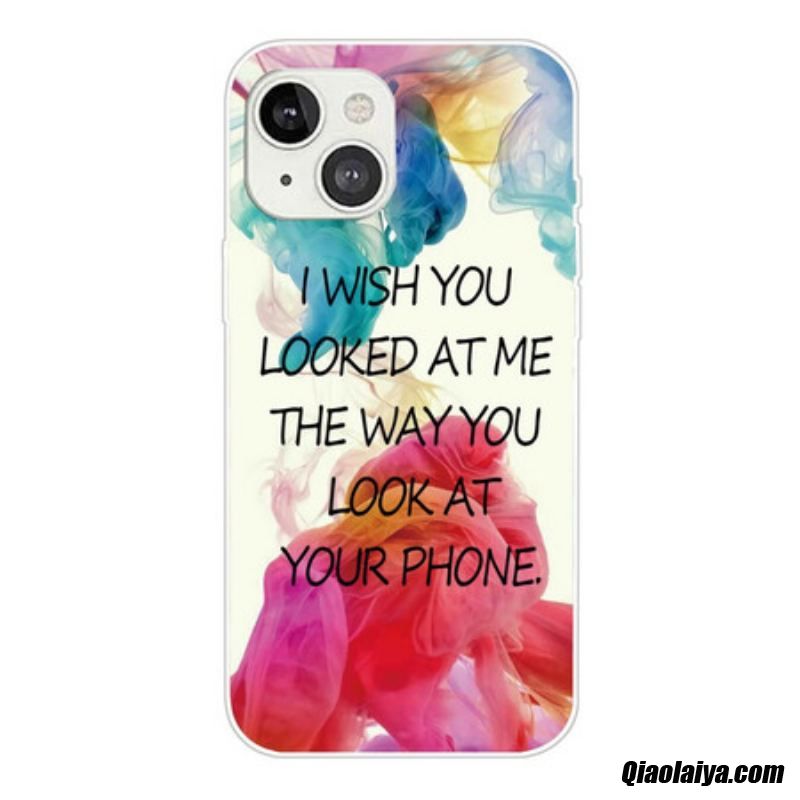 Coque Iphone 13 Mini I Wish You Looked At Me