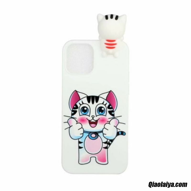 Coque Iphone 13 Pro Max Chat Fun 3d