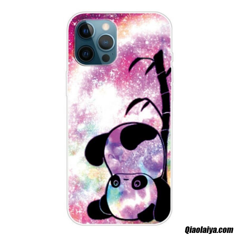 Coque Iphone 13 Pro Panda Et Bambou