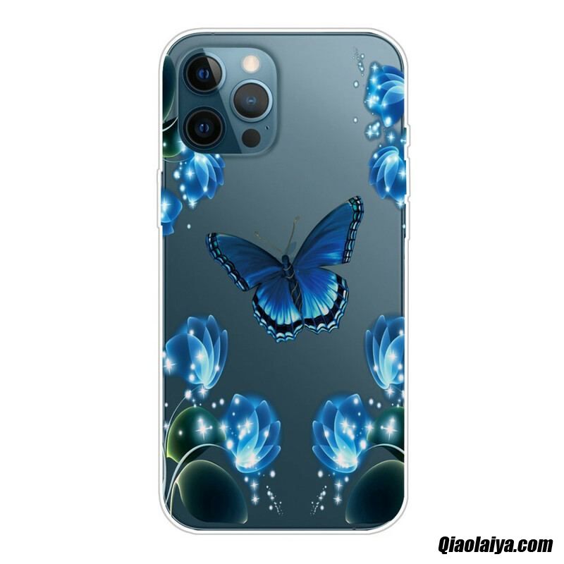 Coque Iphone 13 Pro Papillons Papillons