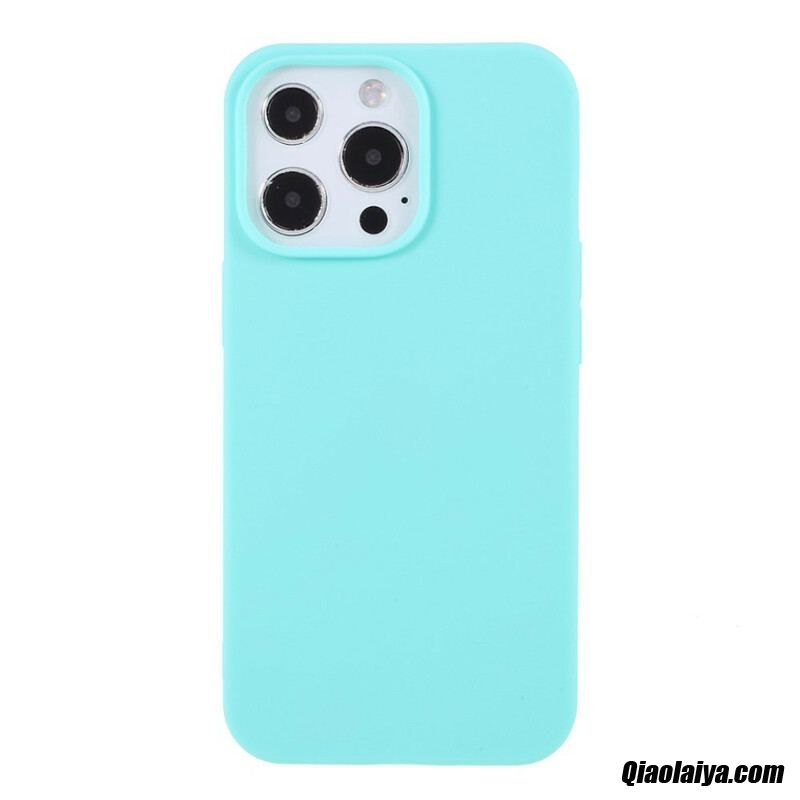 Coque Iphone 13 Pro Silicone Flexible Mat