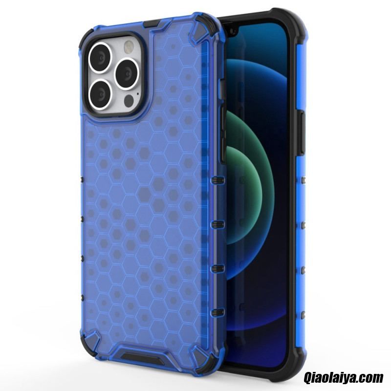 Coque Iphone 14 Pro Style Nid D'abeille
