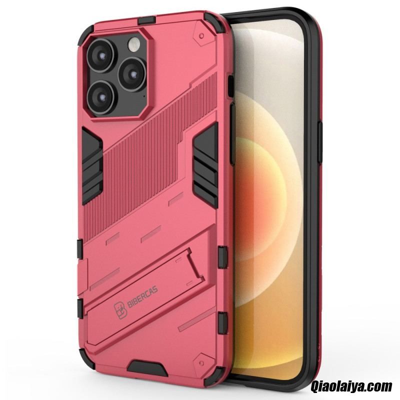 Coque Iphone 14 Pro Support Amovible Vertical Et Horizontal