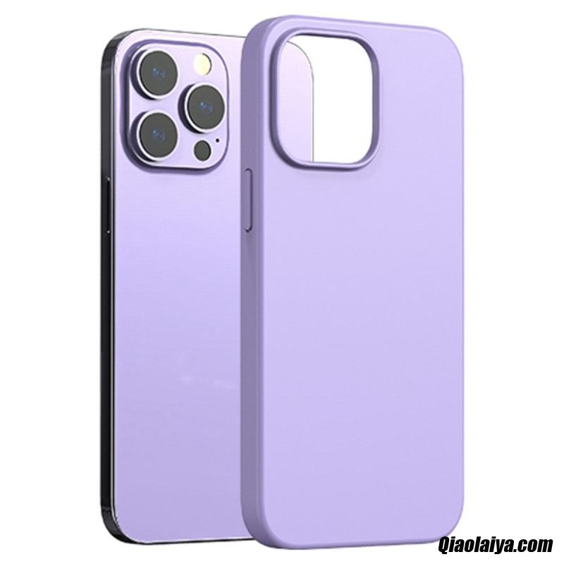 Coque Iphone 14 Silicone Luxe