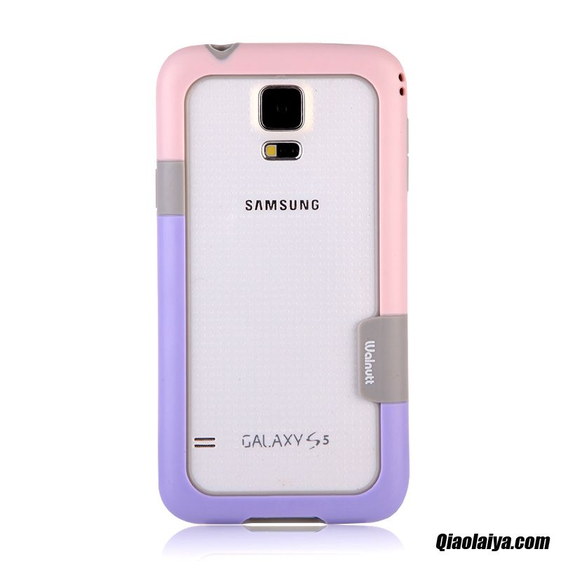Coque Pour Samsung Galaxy S5, Coque Pour Mobile Samsung Galaxy Peau De Vache, Etui Mobile Pas Cher Jaune Vert