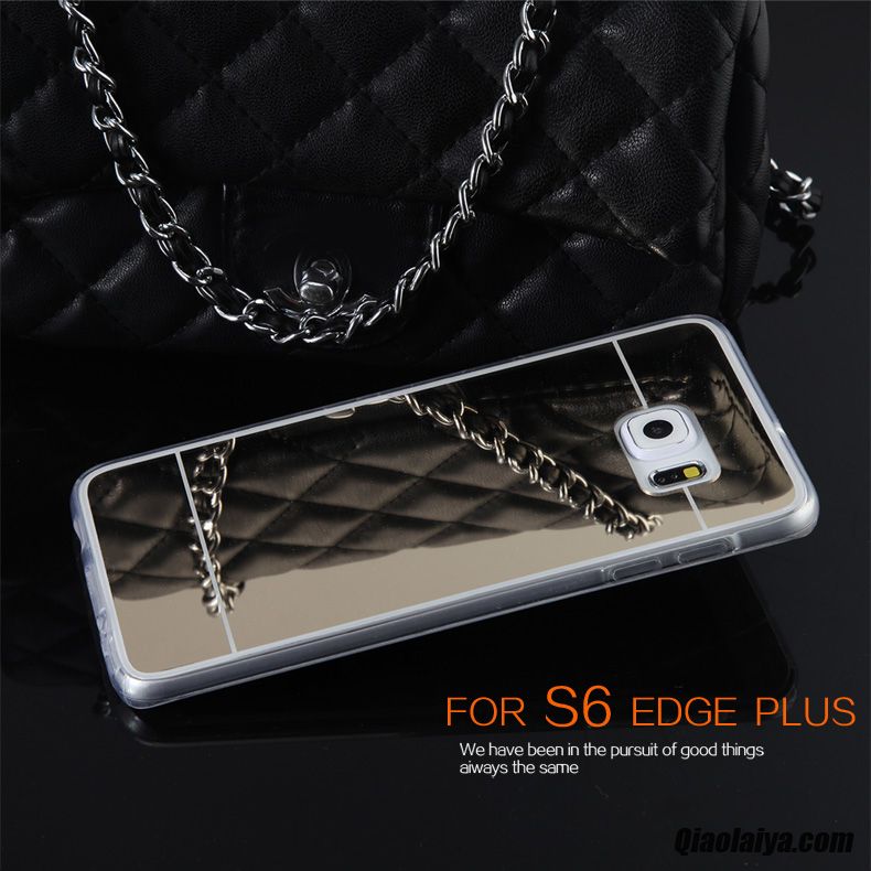 Coque Pour Samsung Galaxy S6 Edge+, Achat Téléphone Portable Bisque, Coque Portefeuille Samsung Galaxy S6 Edge+ Etui En Silicone