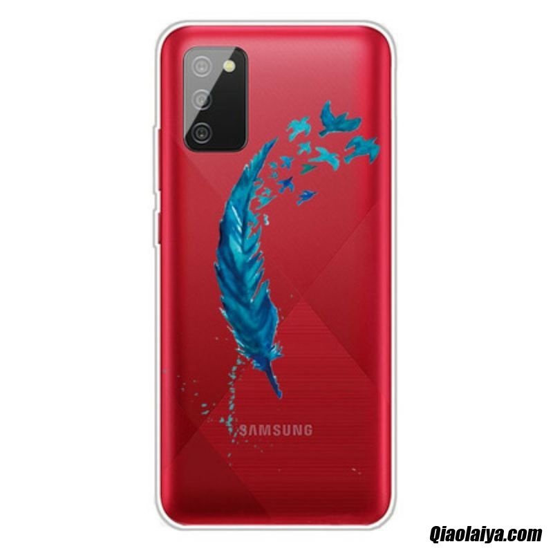 Coque Samsung Galaxy A02s Belle Plume