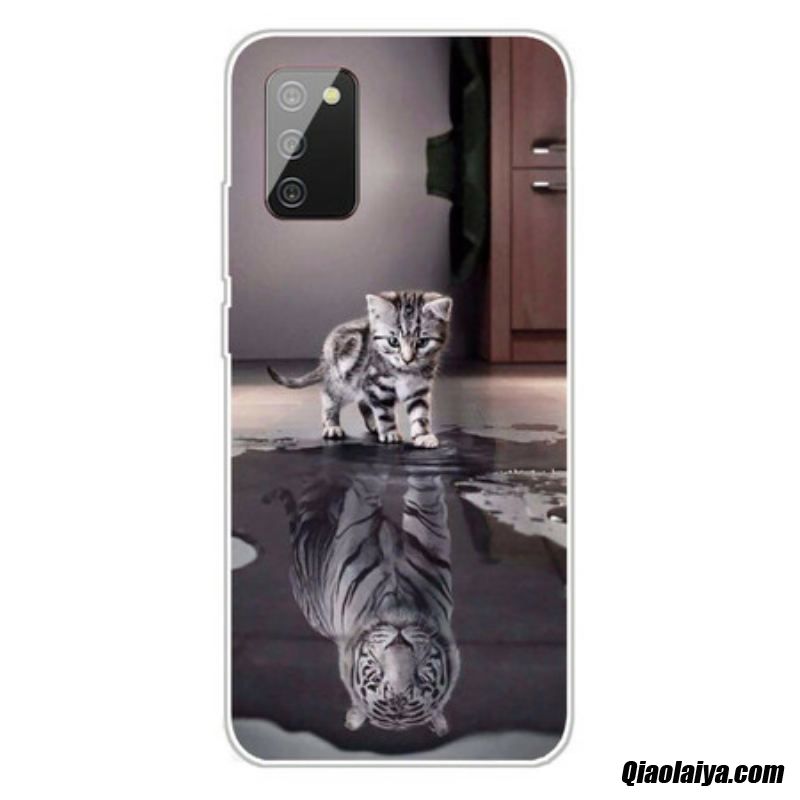 Coque Samsung Galaxy A02s Ernest Le Tigre