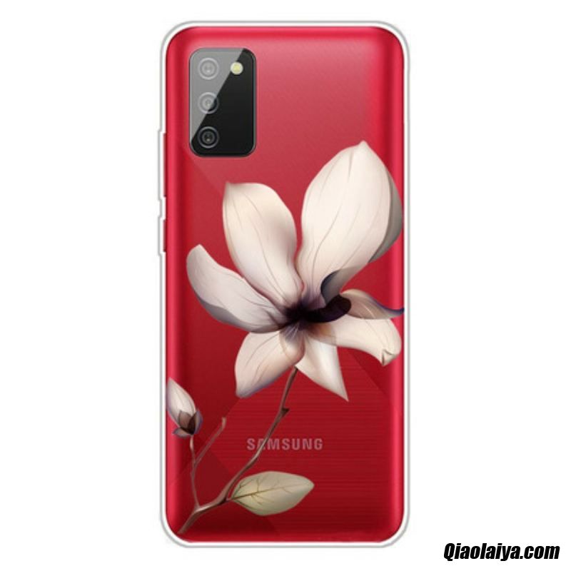 Coque Samsung Galaxy A02s Florale Premium