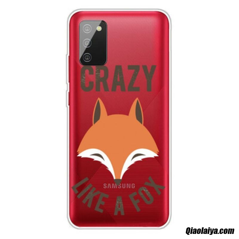 Coque Samsung Galaxy A02s Renard / Crazy Like A Fox