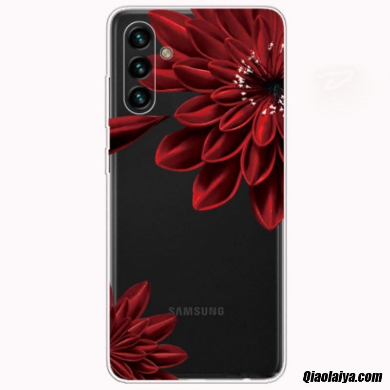 Coque Samsung Galaxy A13 5g / A04s Fleurs Sauvages