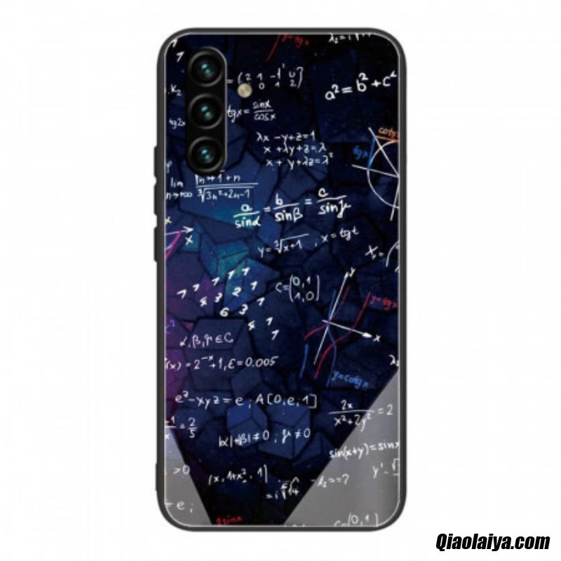 Coque Samsung Galaxy A13 5g / A04s Verre Trempé Calculs Mathématiques