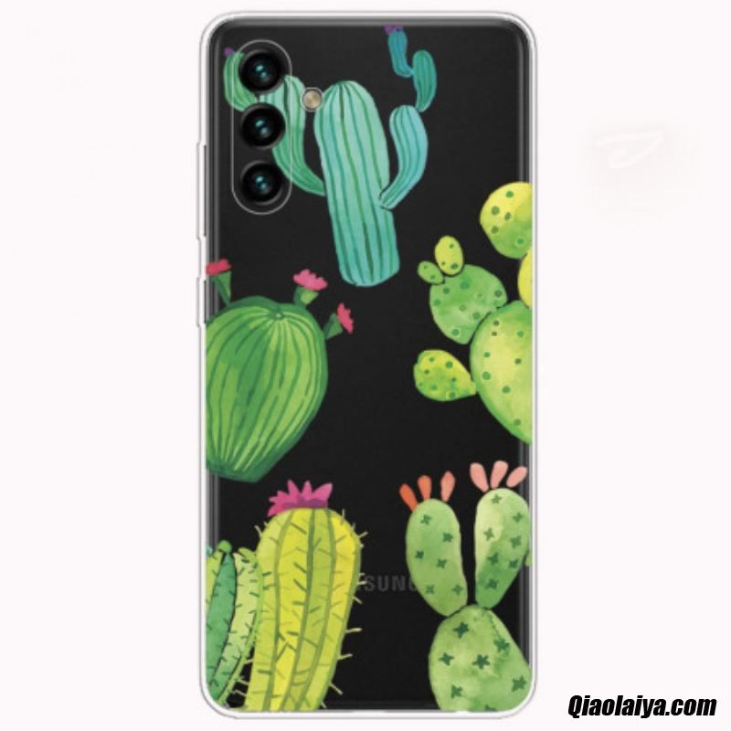 Coque Samsung Galaxy A13 5g Cactus Aquarelle