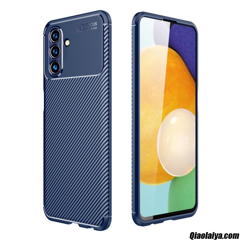 Coque Samsung Galaxy A13 5g Texture Fibre Carbone Flexible