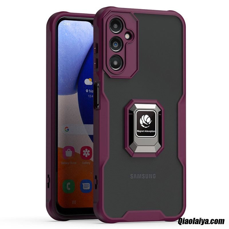 Coque Samsung Galaxy A14 5g / A14 Anneau-support Métal