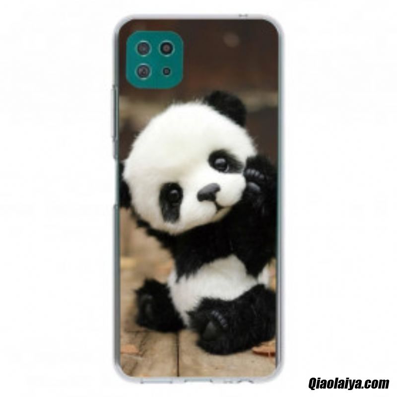 Coque Samsung Galaxy A22 5g Flexible Panda