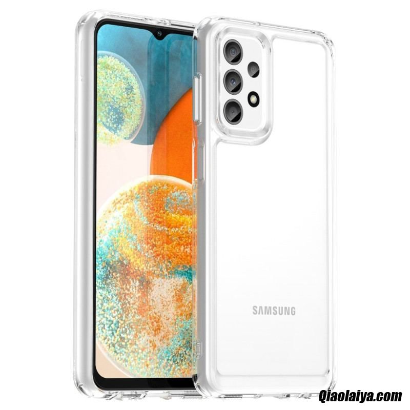 Coque Samsung Galaxy A23 5g Transparente Candy Series