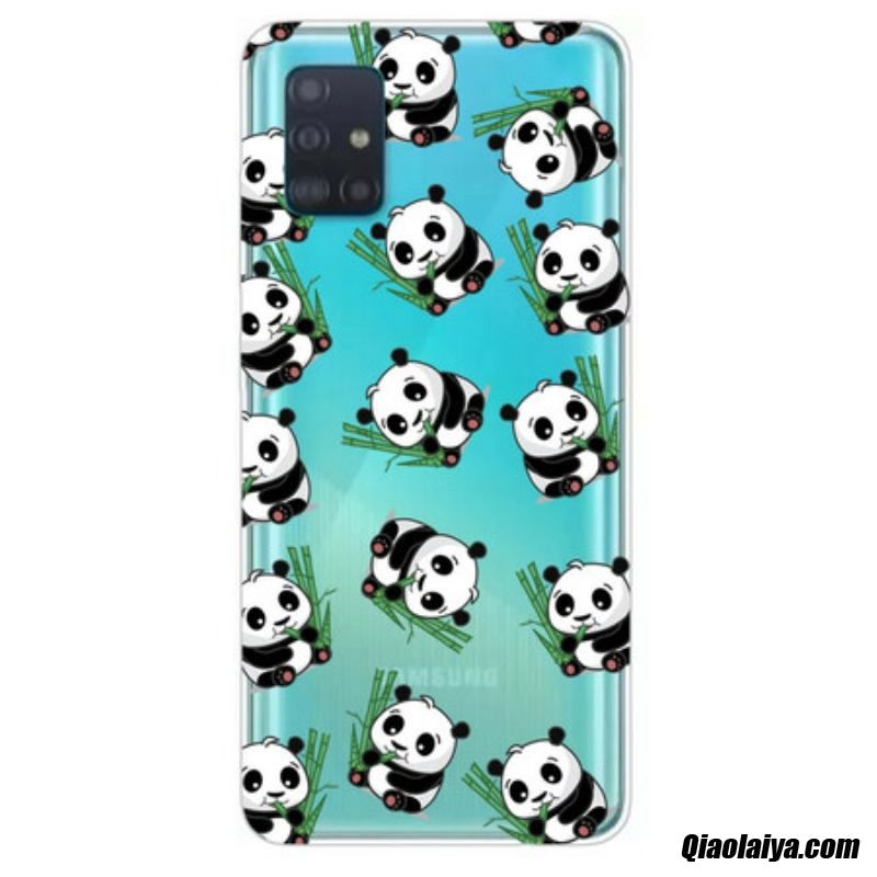 Coque Samsung Galaxy A31 Petits Pandas