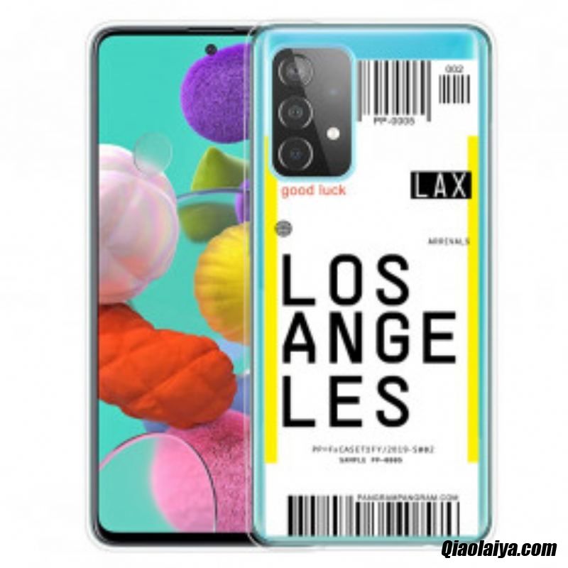 Coque Samsung Galaxy A32 4g Boarding Pass To Los Angeles