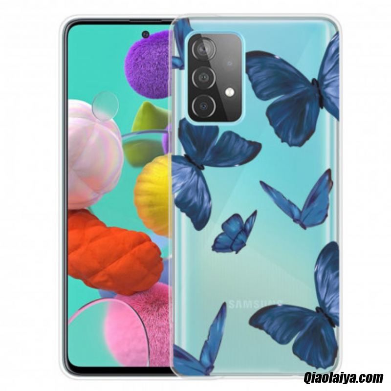 Coque Samsung Galaxy A32 4g Papillons Sauvages