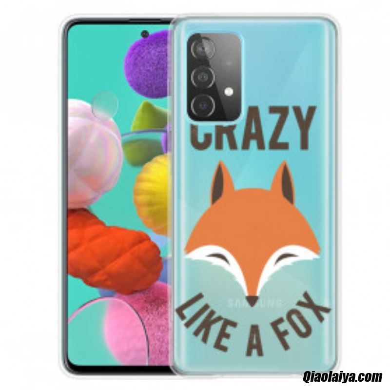 Coque Samsung Galaxy A32 4g Renard / Crazy Like A Fox